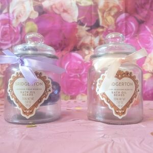 Bridgerton Lavender and Cherry Blossom Bath Oil Beads Set